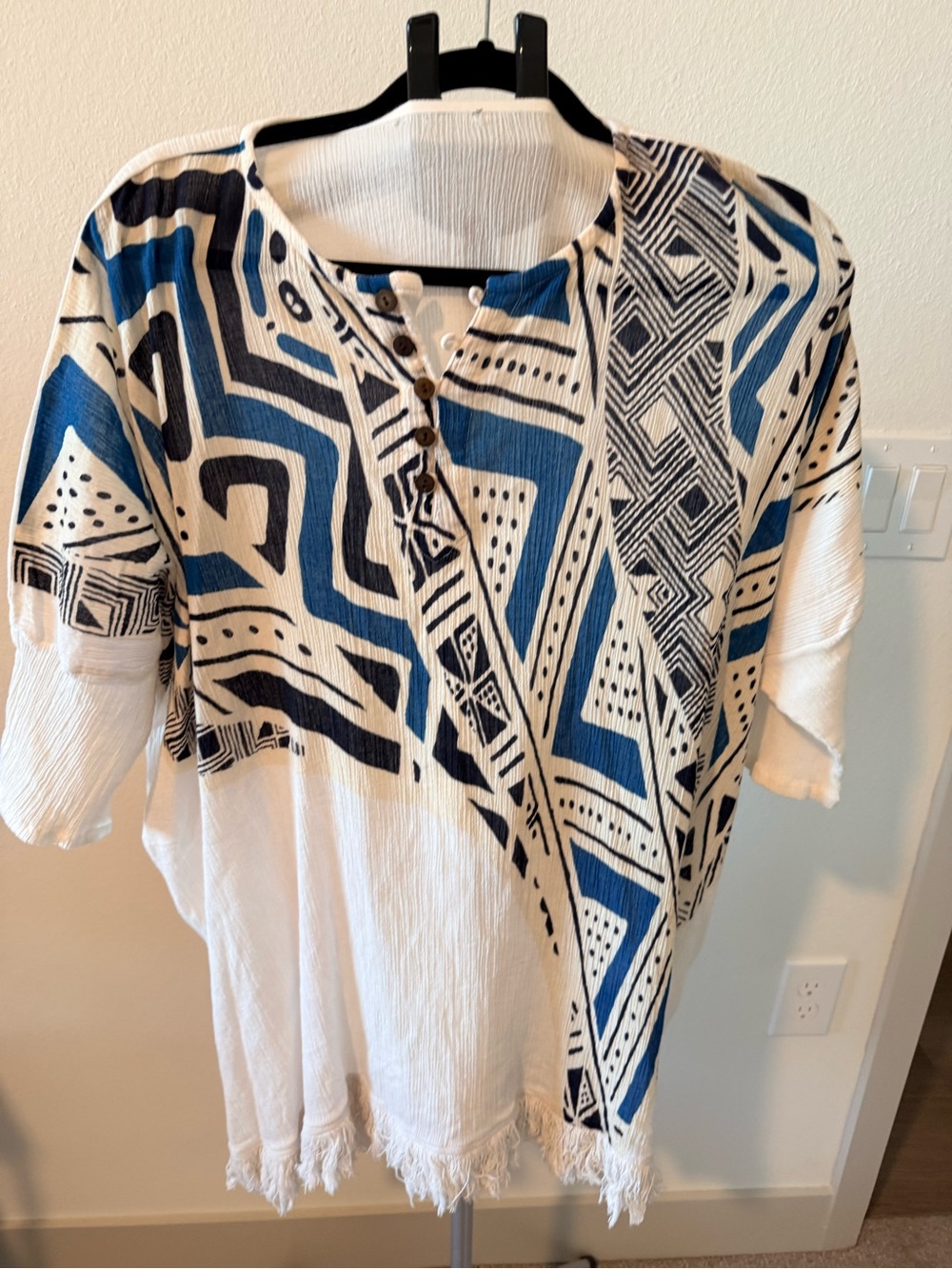 Boho his & hers vacay set Men’s top matching ladies skirt! From Tokyo